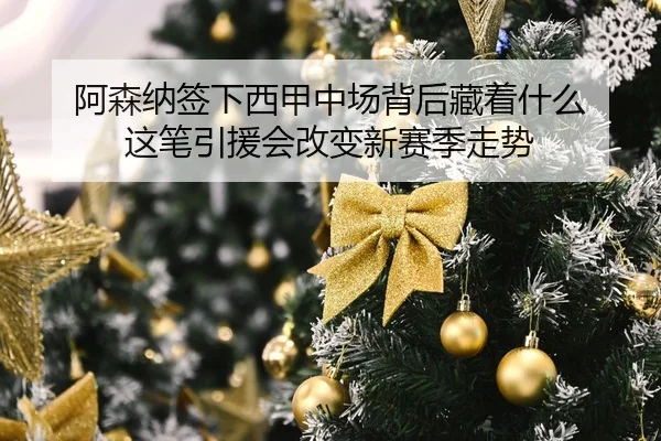 阿森纳签下西甲中场背后藏着什么 这笔引援会改变新赛季走势